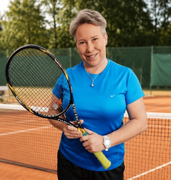 Sandra Vogel, Gründerin der Tennisschule Vogel
